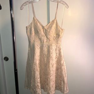 NWT Pale Blush Lace Dress